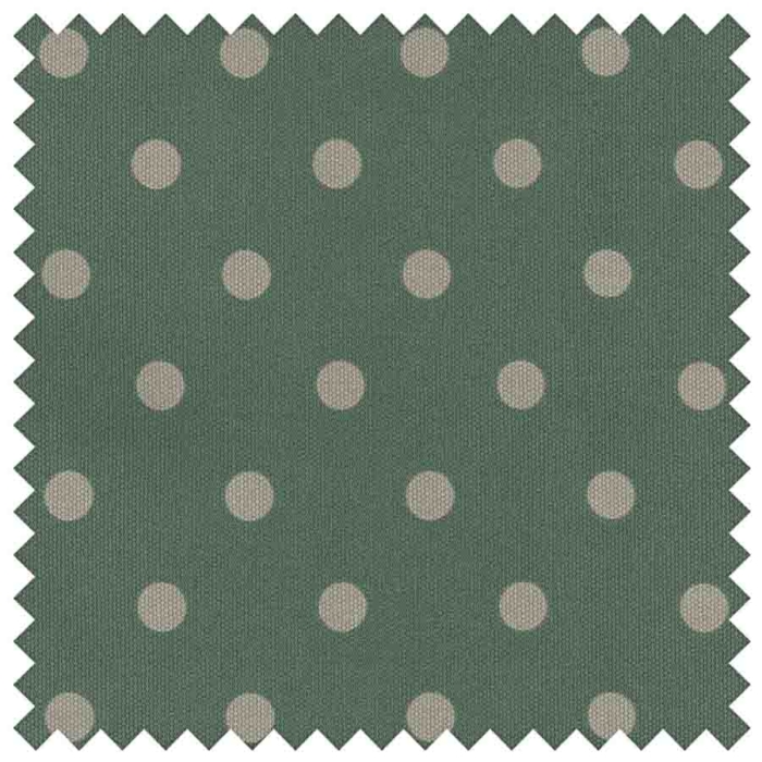 HobbyGift Craft Bag: Matt PVC: Moss Polka Dot | MRB_264