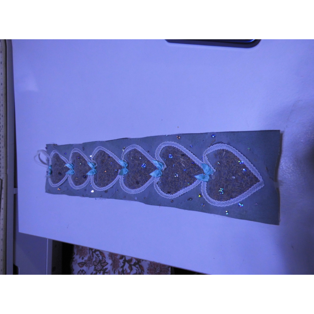 SUEDE LAVENDER Heart moth repellent