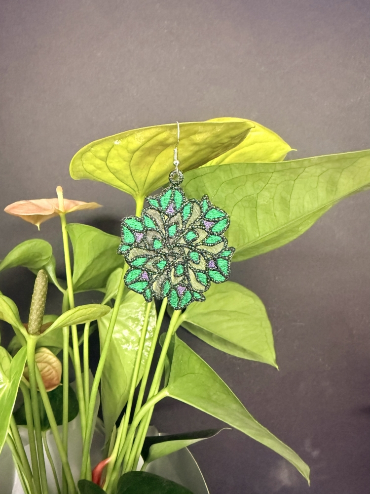Organza Fsl Diy Earrings