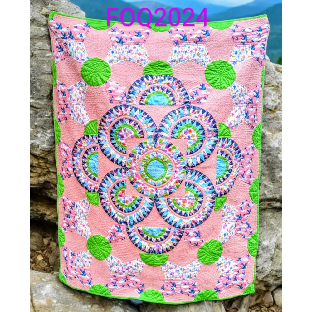 Kizuna quilt entry for Festival of Quilts