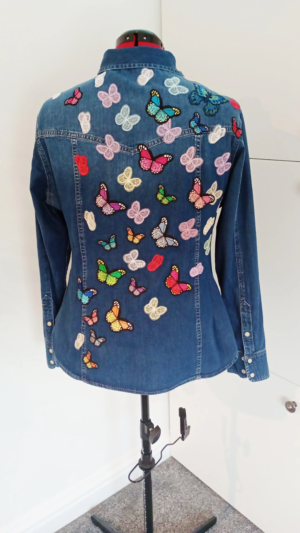 Butterfly Denim Shirt
