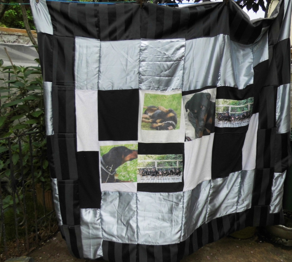 Old T-shirts and left over fabric