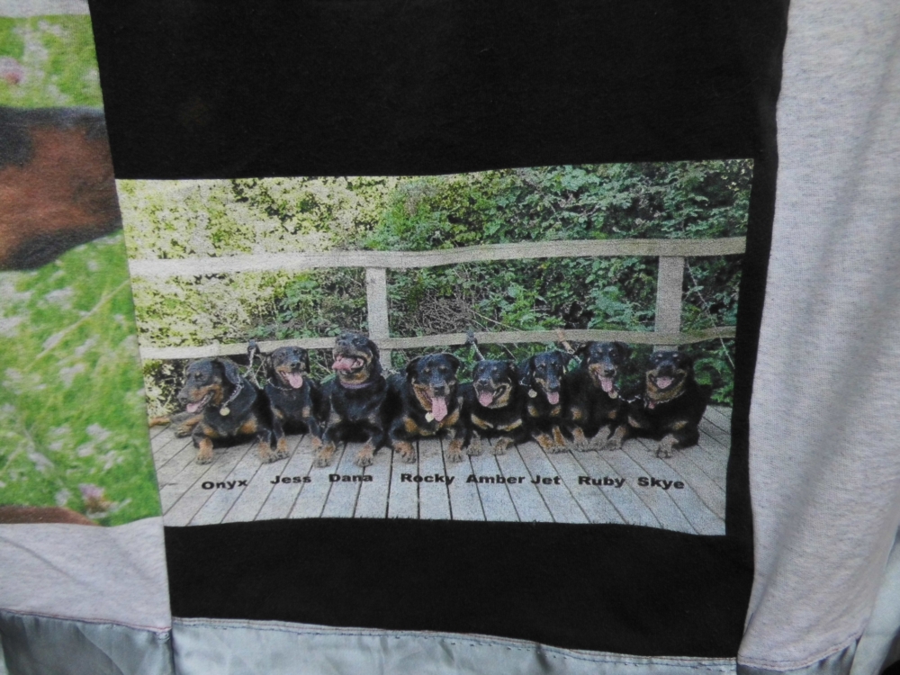 Old T-shirts and left over fabric