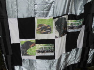Old T-shirts and left over fabric