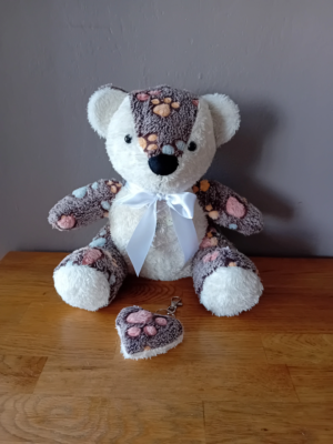 Memory bear plus keyring