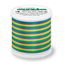Madeira 9840_2146 | Rayon Multicolor Embroidery Thread 200m | Blue/Green/Yellow