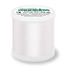 Madeira 9841_1001 | Rayon Embroidery Thread 1000m | Bright White