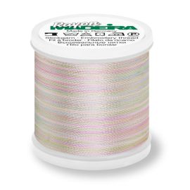 Madeira 9840_2101 | Rayon Multicolor Embroidery Thread 200m | Pastel Blue/Pink/Mint