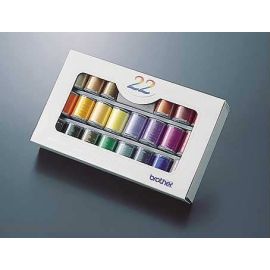 Brother ETS22 | Embroidery Thread Set  22 Colours