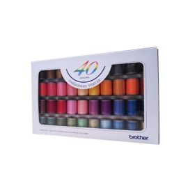 Brother ETS40 | Embroidery Thread Set 40 Colours