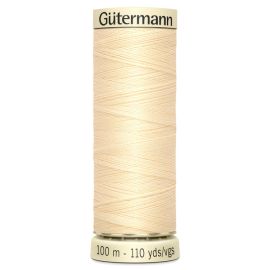 Gutermann Sew All Thread | 100m | Cream 610