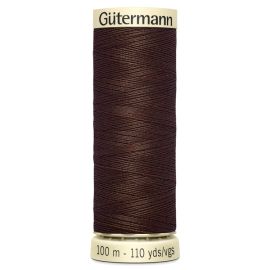 Gutermann Sew All Thread | 100m | Dark Brown 694