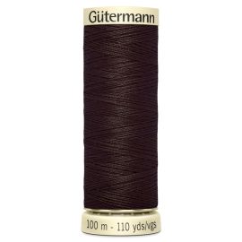 Gutermann Sew All Thread | 100m | Dark Brown 696