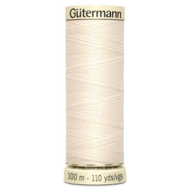 Gutermann Sew All Thread | 100m | Ecru 802