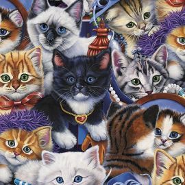 Kittens In The Closet Fabric