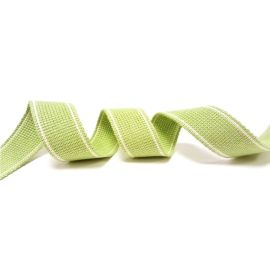 Lime Heavy Duty Webbing Fabric For Bag Straps 34mm Bags