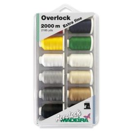 Madeira 8091 | Aerolock No.180 | 12 x 2000m | Solid Colour Minking Spools