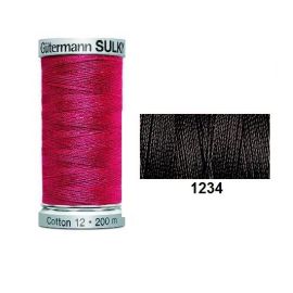 Gutermann Sulky Cotton | 200m | Almost Black | 709751_1234