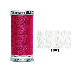 Gutermann Sulky Cotton | 200m | Bright White | 709751_1001