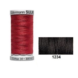 Gutermann Sulky Cotton | 300m | Almost Black | 709743_1234