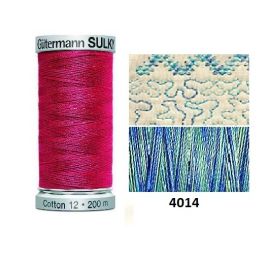 Gutermann Sulky Variegated Cotton | 200m | Ocean Blue | 709751_4014