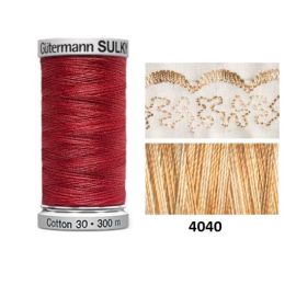 Gutermann Sulky Variegated Cotton | 300m | Biscuit | 709743_4040