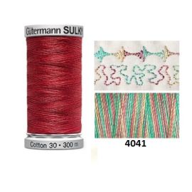 Gutermann Sulky Variegated Cotton | 300m | Fiesta | 709743_4041