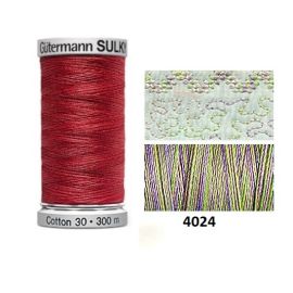 Gutermann Sulky Variegated Cotton | 300m | Heather | 709743_4024