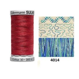 Gutermann Sulky Variegated Cotton | 300m | Ocean Blue | 709743_4014