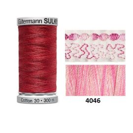 Gutermann Sulky Variegated Cotton | 300m | Sweet Rose | 709743_4046